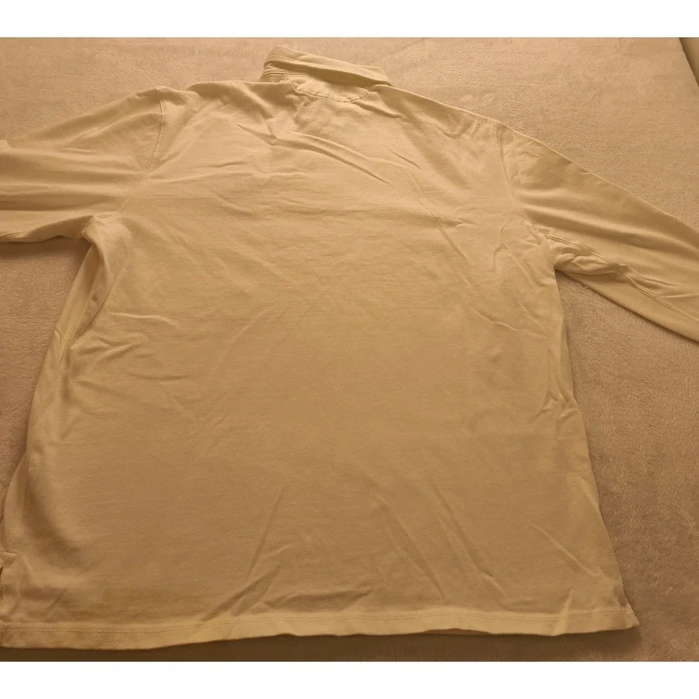 Polo Ralph Lauren‎ Men's RLPC Crest Rugby Shirt White Long Sleeve XL Cotton